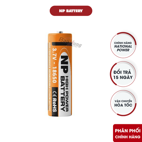 Pin Sạc National Power 18650 Cam (3000 mAh) - Hàng Chính Hãng
