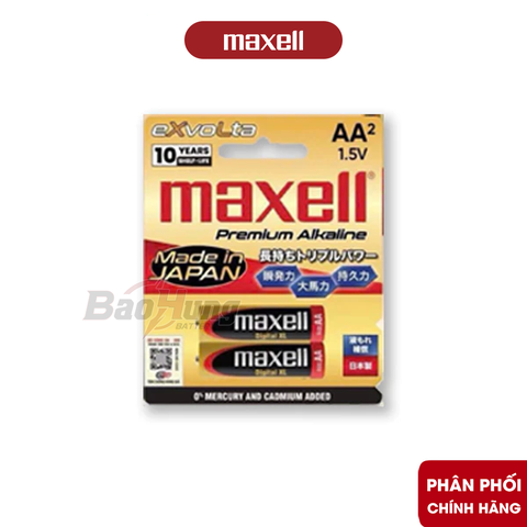 Pin Maxell EXvolta Premium Alkaline AA / LR6 1.5V ( Combo 4 Vỉ  ) - Hàng Chính Hãng