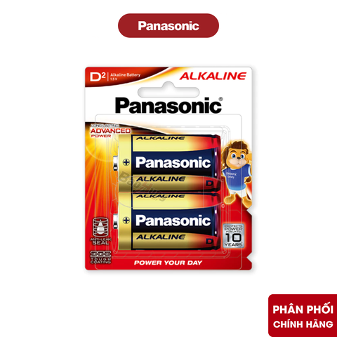 Pin Panasonic Alkaline LR20T / 2B (Pin Đại) - Hàng Chính Hãng