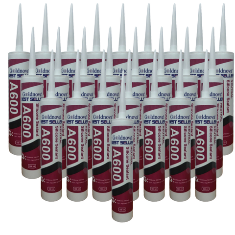 Keo Silicone A600-25 Lon; Hộp=25 Lon/300ml; Đủ Màu Sắc