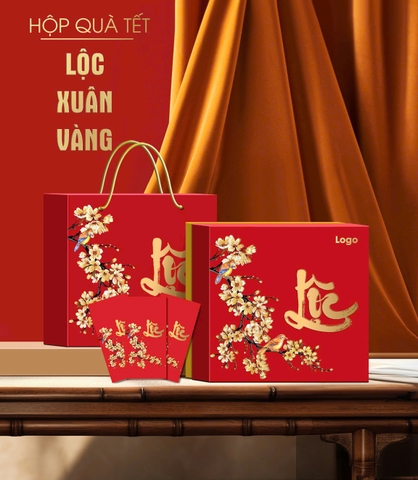 Hộp Đựng Quà Tết 2026 Âm Dương - KT: 36x36x10.5cm