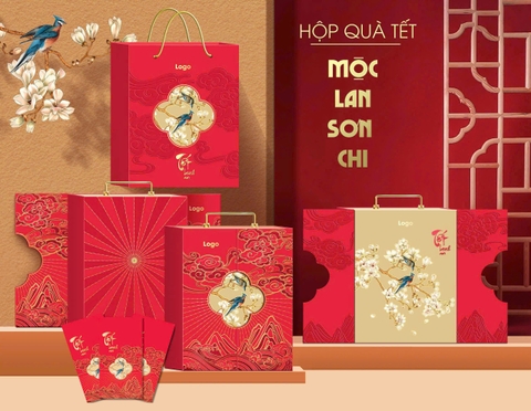 Hộp Đựng Quà Tết 2026 Mở 2 Cửa - KT: 28x36x10.5cm