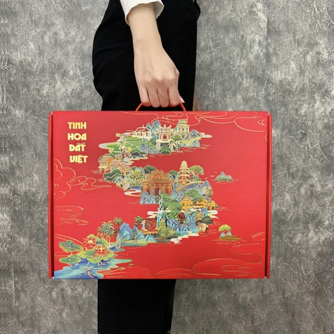 Hộp Đựng Quà Tết Tinh Hoa Đất Việt 2026