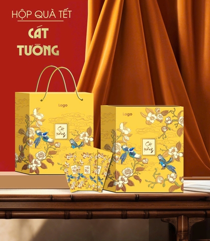Hộp Đựng Quà Tết 2026 Cánh Mở - KT: 25x36x10.5cm