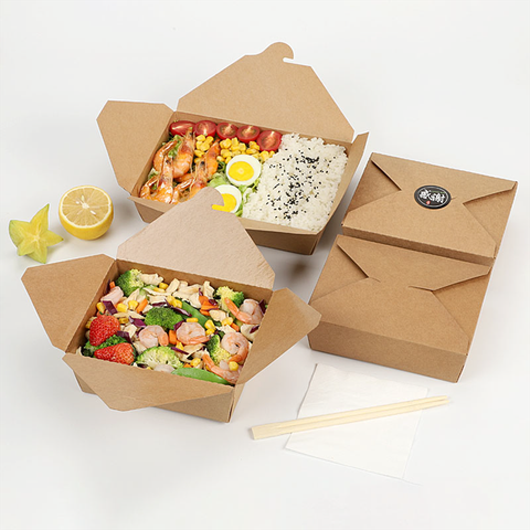 Hộp Kraft Móc Chéo 750ml/1000ml/1500ml/2000ml