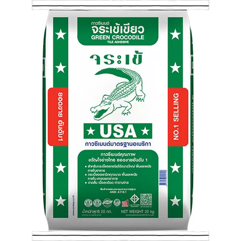 Green Crocodile Tile Adhesive