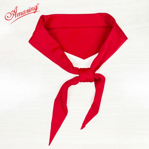 Combo 5 Khăn quàng đỏ học sinh thương hiệu Amazing Vải thun cotton cao cấp mềm mại, thoáng khí