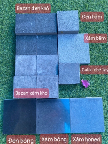 Đá cubic bazan khò lửa