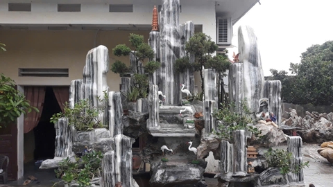 Cảnh quan hồ Koi