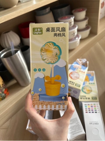 Quạt Để Bàn Bông Hoa