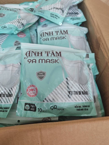 Khẩu Trang An Tâm 9A (Bọc 10 Cái)