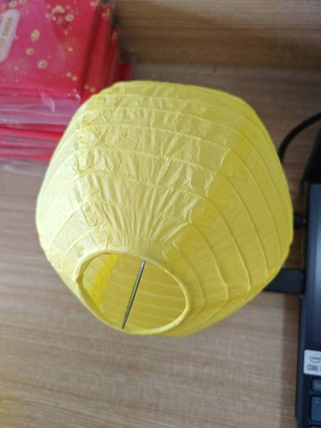 15cm Cầu Giấy Lụa Vàng