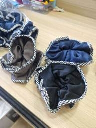Cột Tóc Viền Caro Loại Dày