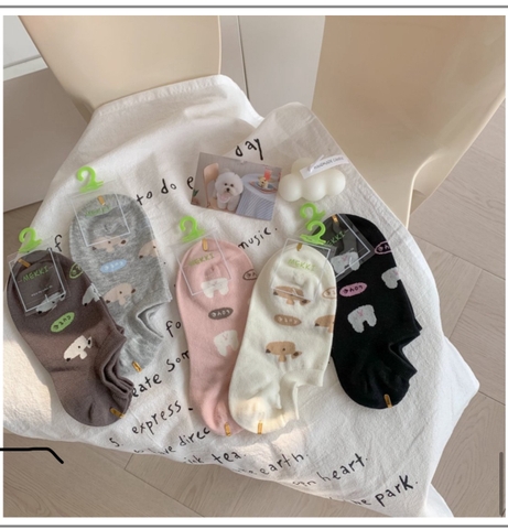 Vớ Cổ Ngắn Thú Love