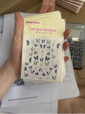 [Loại 1] Sticker Dán Nail 5D