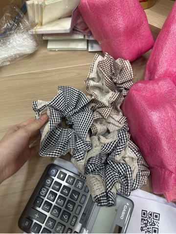 [4 Lớp] Scrunchies Caro