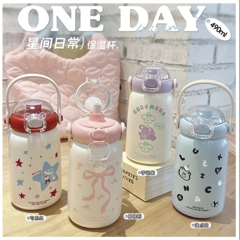 Bình Giữ Nhiệt One Day Nơ 490ml