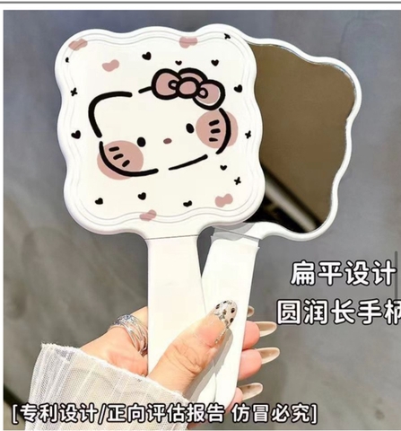 Gương Lược Cầm Tay 2in1