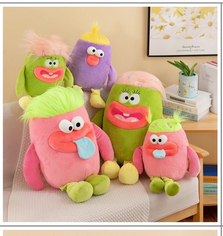 Gấu Miệng Xấu Có Tóc 45cm