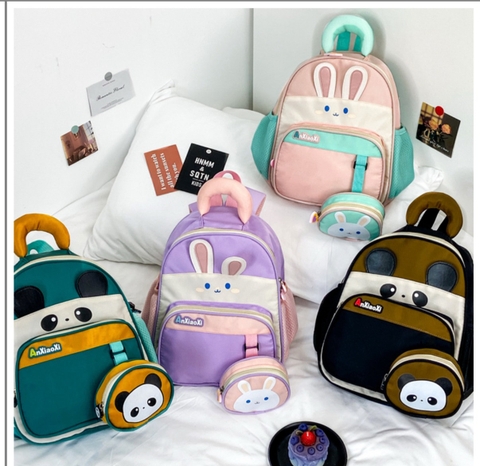 Balo Thỏ-Gấu Trúc 30cm