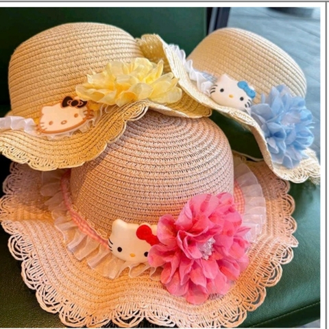 Nón Cối Hello Kitty Hoa
