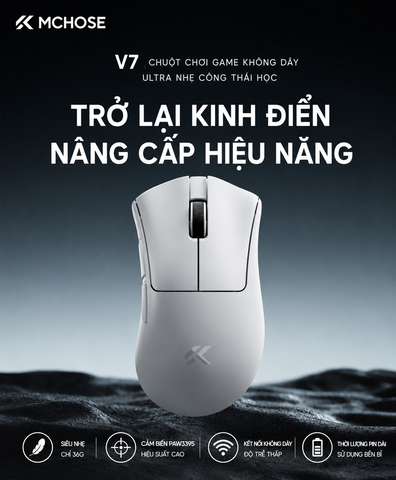 [GROUP BUY] CHUỘT GAMING CÔNG THÁI HỌC MCHOSE V7