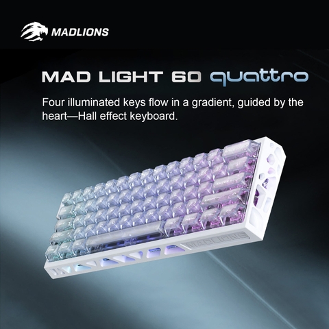 [Group Buy] Bàn Phím Gaming HE MAD Light 60 Quattro