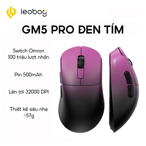 [Group Buy] Chuột không dây gaming Leobog GM5