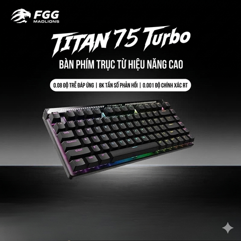 [Group Buy] Bàn Phím Gaming HE Titan75 Turbo RT 0,001mm