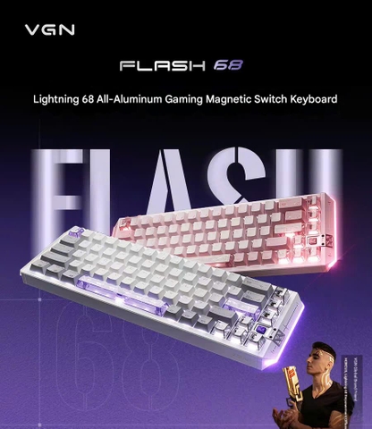 [Group Buy] Bàn Phím Gaming VGN Flash68 HE Rapid Trigger 3 Core MCU