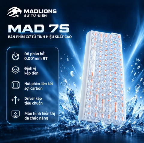 [GROUP BUY] MADLIONS MAD 75 PHỔ CẬP PHÍM HE RAPID TRIGGER 0,001MM
