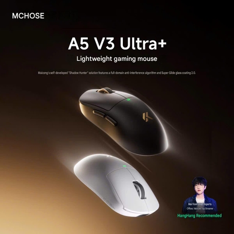 [GROUP BUY] CHUỘT GAMING MCHOSE A5 V3 ULTRA+ DOCK SẠC TỪ TÍNH