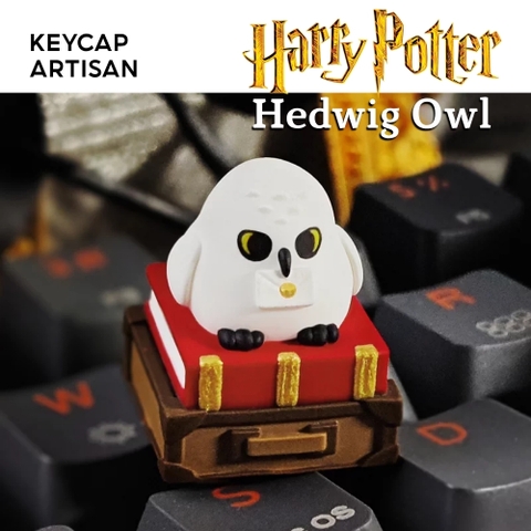 Keycap Artisan LOBO Cú Hedwig - Harry Potter