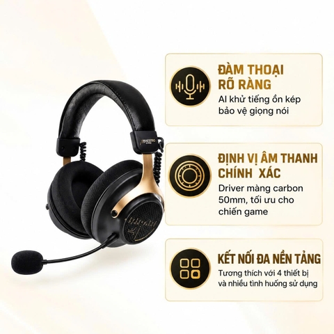 [GROUP BUY] TAI NGHE GAMING HEADSET MOONDROP GM 01 PRO