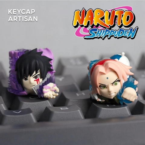 Keycap Artisan LOBO Sasuke & Sakura - Naruto