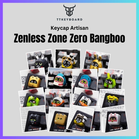[Hỏa Tốc] Keycap Artisan Zenless Zone Zero Bangboo | Keycap Custom Bàn Phím Cơ Chất Liệu Resin Cao Cấp | TTkeyboard