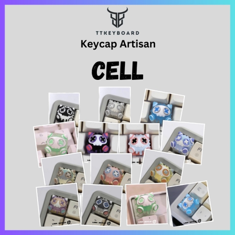 [Hỏa Tốc] Keycap Lobo Artisan CELL | Keycap Custom Bàn Phím Cơ Chất Liệu Resin Cao Cấp | Chính Hãng Lobo | TTKeyboard