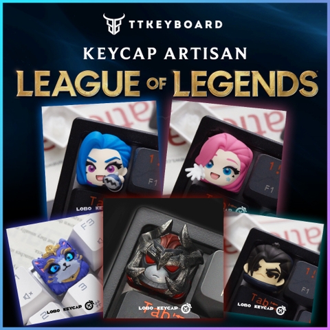 Keycap Artisan Liên Minh Huyền Thoại LOL - Chính Hãng Lobo - TTKeyboard