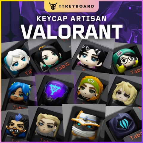Keycap Artisan Valorant Killjoy Jett Sage Phoenix Omen - Chính Hãng Lobo - TTKeyboard