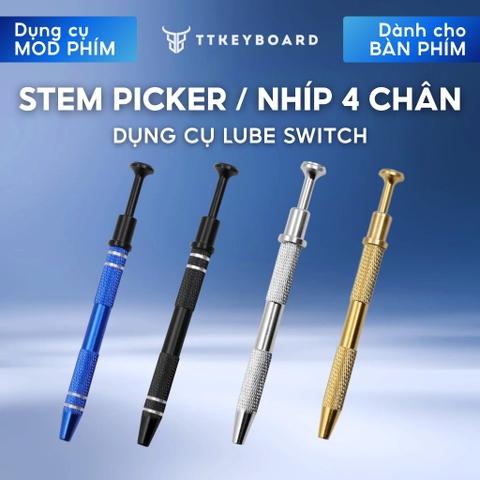 Nhíp Picker Stem 4 Chân Dùng Để Cố Định Stem Switch Stem Stab - Hỗ Trợ Mod Lube Cực Hiệu Quả - TTKeyboard