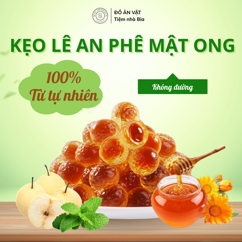 Kẹo Lê An Phế Mật Ong – Thanh Mát, Dịu Ngọt, Hương Vị Thảo Mộc Dễ Chịu