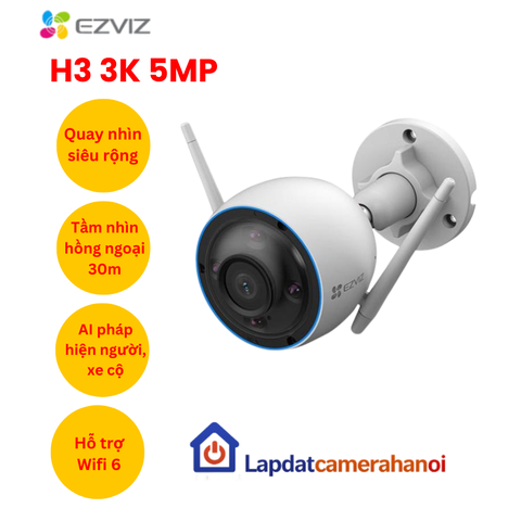 Camera nhà thông minh Wi-Fi EZVIZ H3 3K