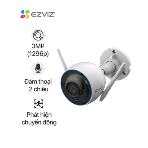 Camera WiFi thông minh ngoài trời góc rộng EZVIZ H3 2K (3MP)