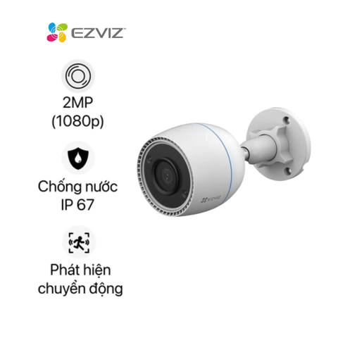 Camera WiFi ngoài trời EZVIZ H3C 2MP (CS-H3c-R100-1K2WF)