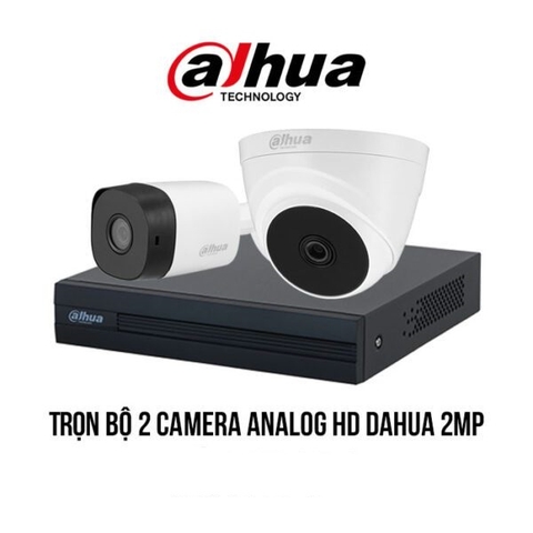 Trọn bộ 2 camera Analog HD DAHUA 2MP giá rẻ
