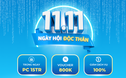 🎉 11.11 ĐỘC THÂN KHÔNG CÒN CÔ ĐƠN VỚI CƠN MƯA QUÀ TẶNG CỰC KHỦNG! 🎉