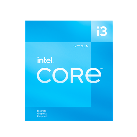 CPU Intel Core i3-12100F (3.3GHz turbo up to 4.3GHz, 4 nhân 8 luồng, 12MB Cache, 58W)