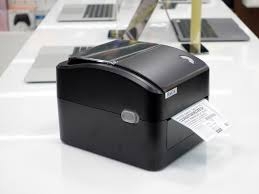 Máy in tem mã vạch Xprinter XP-420B (cổng USB, LAN, khổ 108mm, in nhiệt trực tiếp lên giấy decal, thương mại điện tử)