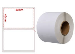 Giấy in mã vạch 1 hàng (60 x 40mm, Decal nhiệt)
