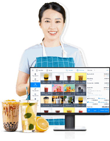 Phần mềm quản lý tính tiền Trà Sữa, Trà Chanh